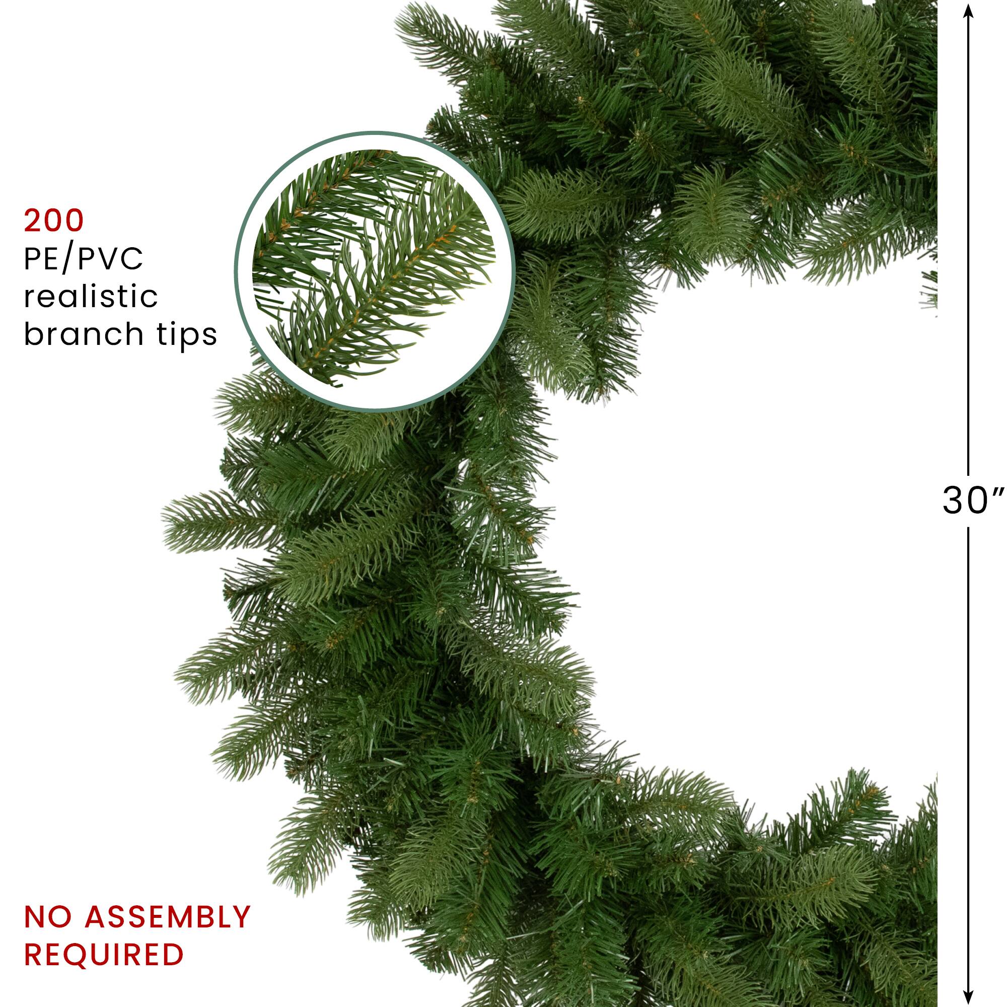 30" Noble Fir Christmas Wreath